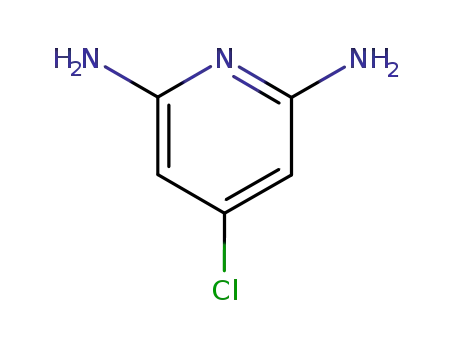 Molecular Structure of 6309-00-8 (2,6-DIAMINO-4-CHLOROPYRIDINE)