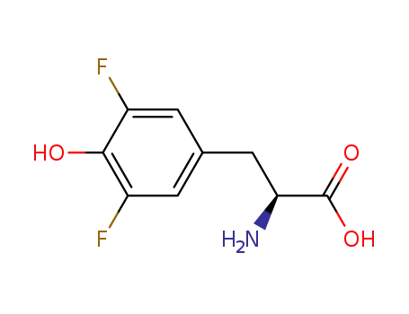 Molecular Structure of 73246-30-7 (3,5-Difluoro-L-tyrosine)