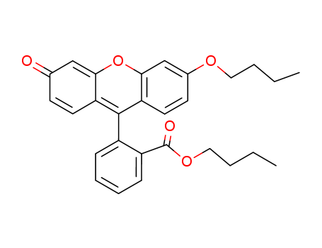 Benzoic acid, 2-(6-butoxy-3-oxo-3H-xanthen-9-yl)-, butyl ester