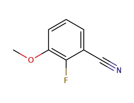 Molecular Structure of 198203-94-0 (Benzonitrile, 2-fluoro-3-methoxy- (9CI))