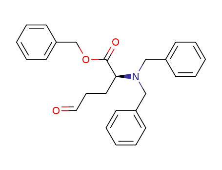 Molecular Structure of 850209-99-3 (2-dibenzylamino-5-oxo-pentanoic acid benzyl ester)