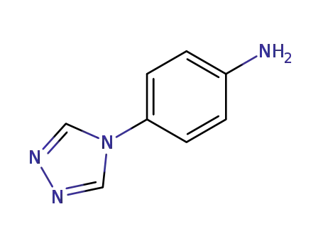 Molecular Structure of 52761-74-7 (4-(4-AMINOPHENYL)-1,2,4-TRIAZOLE)