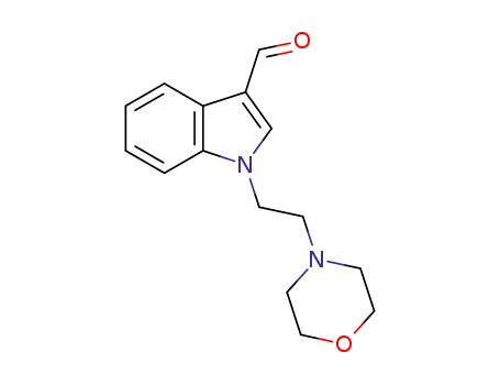 Molecular Structure of 151409-85-7 (1-(2-morpholin-4-yl-ethyl)-1H-indole-3-carbaldehyde)
