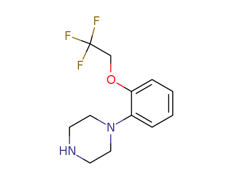 Molecular Structure of 178671-99-3 (1-[2-(2,2,2-TRIFLUORO-ETHOXY)-PHENYL]-PIPERAZINE D)