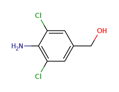 Molecular Structure of 74878-32-3 (Benzenemethanol, 4-amino-3,5-dichloro-)