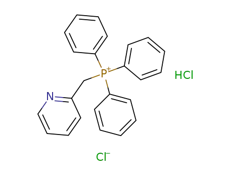 Molecular Structure of 99662-46-1 (TRIPHENYL(2-PYRIDYLMETHYL)PHOSPHONIUM CHLORIDE HYDROCHLORIDE)