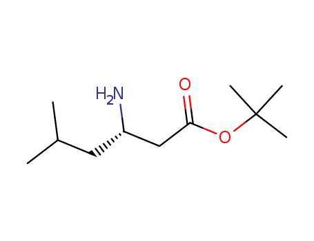 Hexanoic acid,3-amino-5-methyl-, 1,1-dimethylethyl ester, (3S)-