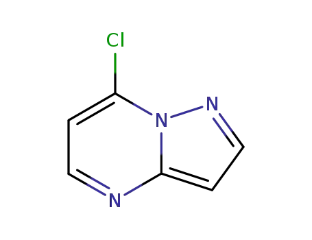 Molecular Structure of 58347-49-2 (7-Chloropyrazolo[1,5-a]pyrimidine)