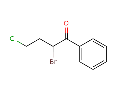 Molecular Structure of 52868-15-2 (2-bromo-4-chloro-1-phenylbutan-1-one)