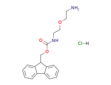 Molecular Structure of 221352-88-1 (FMOC-2-(2-AMINOETHOXY)-ETHYLAMINE HYDROCHLORIDE)