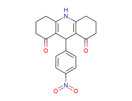 1,8(2H,5H)-Acridinedione, 3,4,6,7,9,10-hexahydro-9-(4-nitrophenyl)-