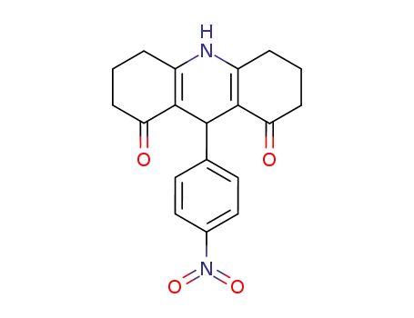 Molecular Structure of 2176-29-6 (1,8(2H,5H)-Acridinedione, 3,4,6,7,9,10-hexahydro-9-(4-nitrophenyl)-)