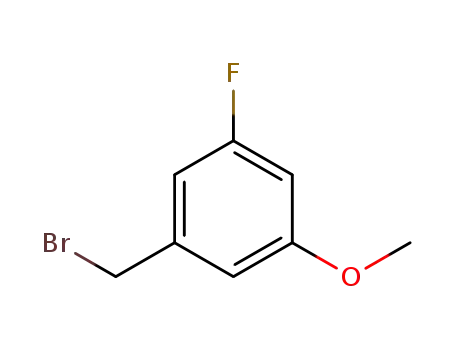 Molecular Structure of 914637-29-9 (3-Fluoro-5-methoxybenzyl bromide)