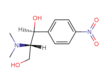 Molecular Structure of 18867-44-2 (L-(+)-THREO-2-(N,N-DIMETHYLAMINO)-1-(4-NITROPHENYL)-1,3-PROPANEDIOL)
