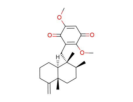 2,5-CYCLOHEXADIENE-1,4-DIONE, 3-[[(1R,2S,4AS,8AS)-DECAHYDRO-1,2,4A-TRIMETHYL-5-METHYLENE-1-NAPHTHALENYL]METHYL]-2,5-DIMETHOXY-