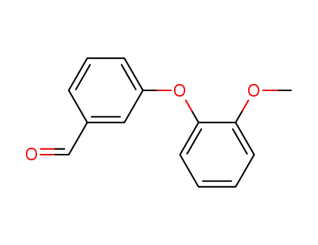 Molecular Structure of 66855-92-3 (3-(2-Methoxy-phenoxy)-benzaldehyde)