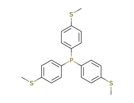 Molecular Structure of 29949-80-2 (Tris[4-(methylthio)phenyl]phosphine)