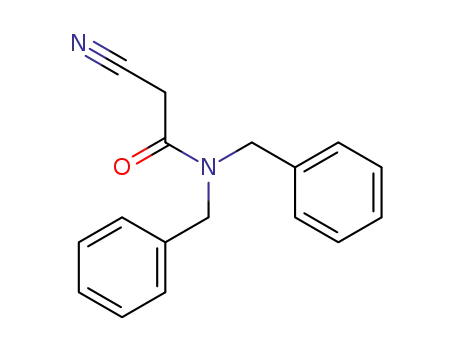 Molecular Structure of 175460-84-1 (N,N-dibenzyl-2-cyanoacetamide)