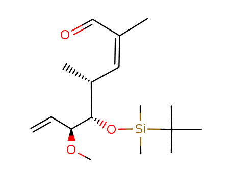 Molecular Structure of 545339-14-8 (2,7-Octadienal,
5-[[(1,1-dimethylethyl)dimethylsilyl]oxy]-6-methoxy-2,4-dimethyl-,
(2Z,4R,5S,6S)-)