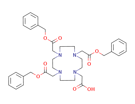 1,4,7,10-Tetraazacyclododecane-1,4,7,10-tetraacetic acid, tris(phenylmethyl) ester