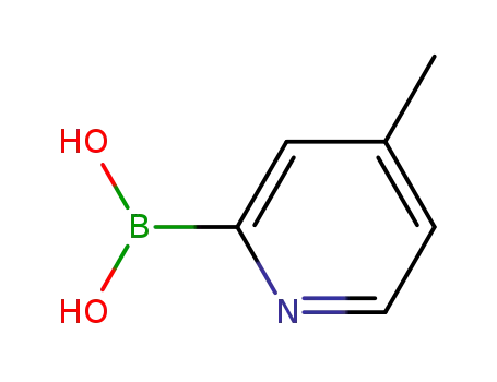 Molecular Structure of 372963-48-9 (4-Methylpyridine-2-boronic acid)