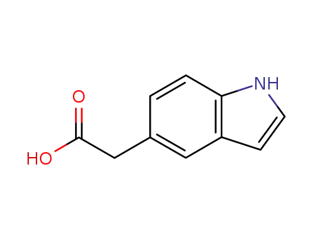 Molecular Structure of 34298-84-5 (2-(1H-INDOL-5-YL)ACETIC ACID)