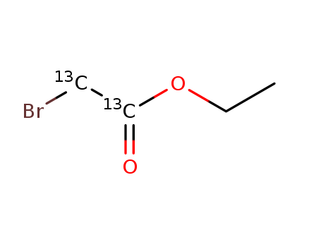 Acetic-1,2-13C2 acid,2-bromo-, ethyl ester
