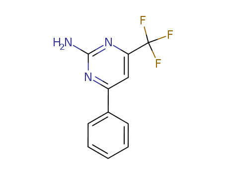 2-Pyrimidinamine,4-phenyl-6-(trifluoromethyl)- 26974-09-4