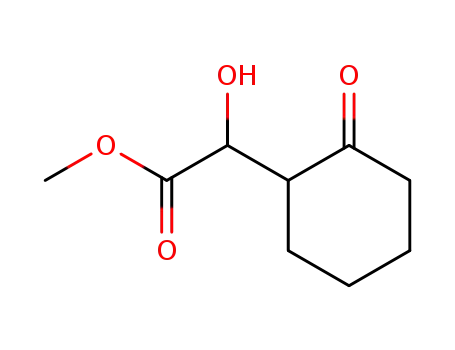 Molecular Structure of 352547-75-2 (2-(2-Oxocyclohexyl)-2-hydroxy-acetic acid methyl ester)