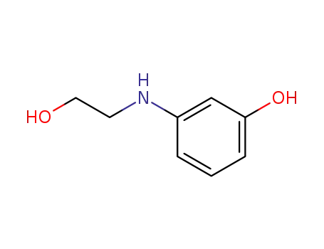 Molecular Structure of 770-25-2 (Phenol, 3-[(2-hydroxyethyl)amino]-)