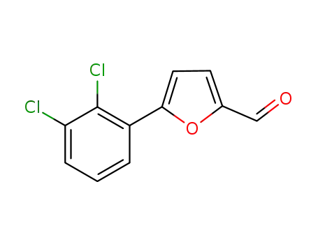 Molecular Structure of 106827-26-3 (5-(2,3-Dichlorophenyl)-2-furaldehyde)