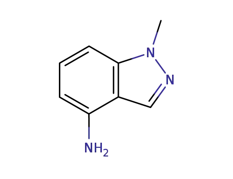 Molecular Structure of 77894-69-0 (1-Methyl-1H-indazol-4-ylamine)