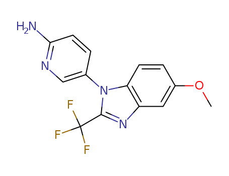 2-Pyridinamine,5-[5-methoxy-2-(trifluoromethyl)-1H-benzimidazol-1-yl]-