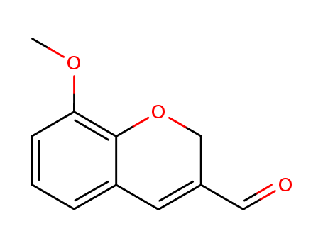 57543-38-1,8-Methoxy-2H-1-benzopyran-3-carbaldehyde,2H-1-BENZOPYRAN-3-CARBOXALDEHYDE,8-METHOXY;8-Methoxy-chromene 3-carboxaldehyde;8-Methoxy-2H-1-benzopyran-3-carboxaldehyde;