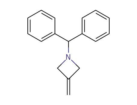 Molecular Structure of 40569-55-9 (1-BENZHYDRYL-3-METHYLENEAZETIDINE)