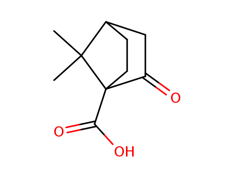 7,7-DIMETHYL-2-OXOBICYCLO[2.2.1]HEPTANE-1-CARBOXYLIC ACID  CAS NO.464-78-8
