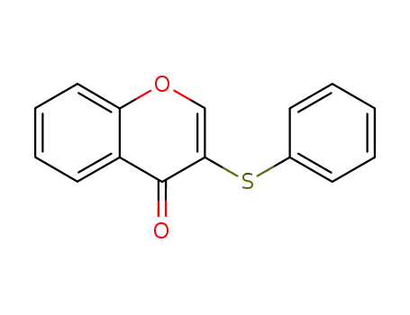 4H-1-Benzopyran-4-one, 3-(phenylthio)-