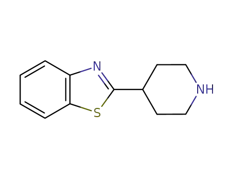 Molecular Structure of 51784-73-7 (2-(4-PIPERIDINYL)-1,3-BENZOTHIAZOLE)