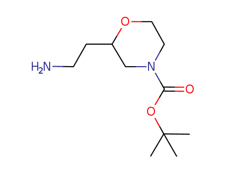 4-Morpholinecarboxylic acid, 2-(2-aminoethyl)-, 1,1-dimethylethyl ester