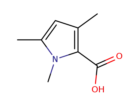 Molecular Structure of 756760-16-4 (1H-Pyrrole-2-carboxylicacid,1,3,5-trimethyl-(9CI))