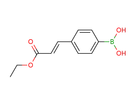 Molecular Structure of 850568-49-9 (ETHYL 4-BORONOCINNAMATE)