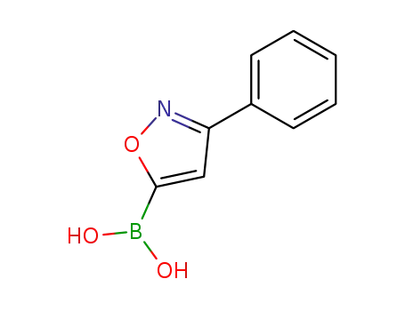 Molecular Structure of 5868-54-2 (3-PHENYLISOXAZOLE-5-BORONIC ACID)