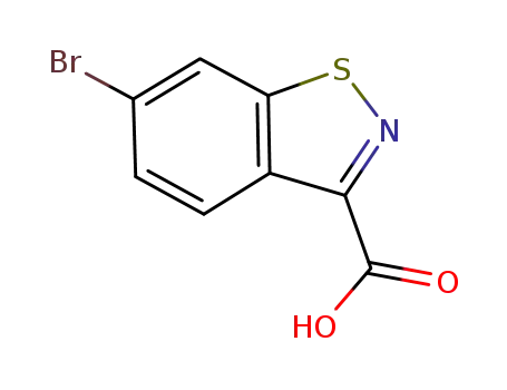 Molecular Structure of 677304-75-5 (6-Bromo-1,2-benzisothiazole-3-carboxylic acid)
