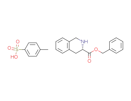 Molecular Structure of 77497-97-3 (Benzyl (S)-(-)-1,2,3,4-tetrahydro-3-isoquinolinecarboxylate p-toluenesulfonic acid salt)