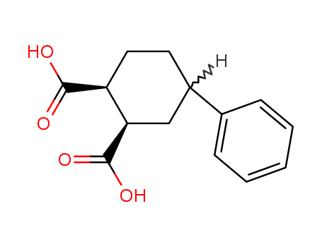 1,2-Cyclohexanedicarboxylicacid, 4-phenyl-, (1R,2S,4R)-rel-