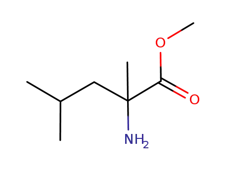 Molecular Structure of 90104-01-1 (DL-alpha-Methylleucine methyl ester)