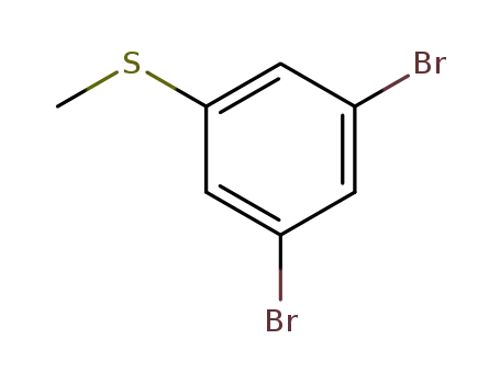Molecular Structure of 141938-37-6 (1,3-dibromo-5-(methylthio)benzene)