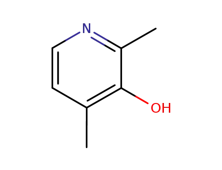 Molecular Structure of 27296-76-0 (2,4-DIMETHYL-3-HYDROXYPYRIDINE)