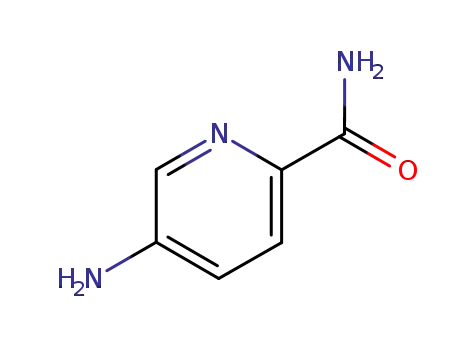 Molecular Structure of 145255-19-2 (5-Aminopyridine-2-carboxamide)