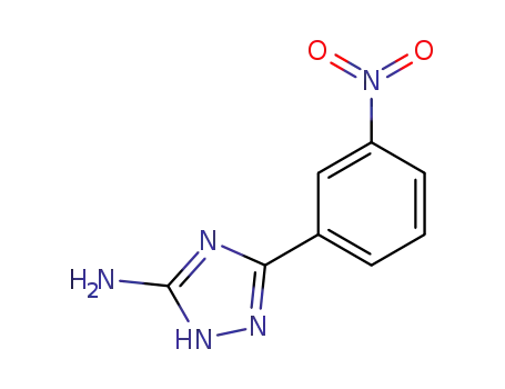 Molecular Structure of 59301-20-1 (5-(3-Nitrophenyl)-4H-1,2,4-triazol-3-amine)